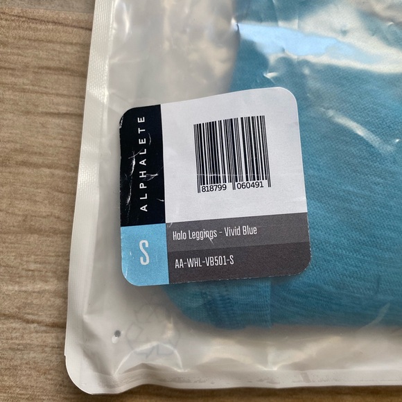 Alphalete Halo Leggings in Vivid Blue ~ New in Package - Picture 5 of 13